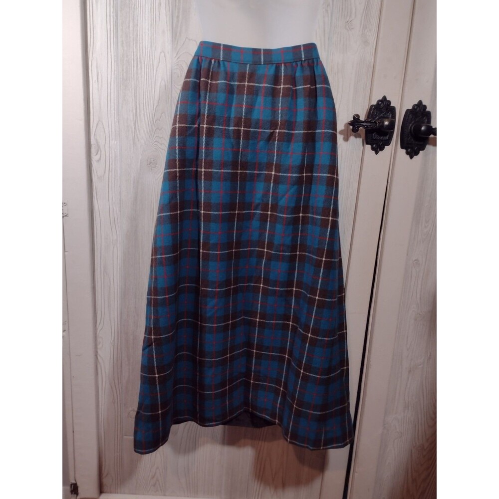 Vintage Pendleton Skirt Authentic Mac Kinnon Hunting Tartan Wool Size 10 USA - Picture 8 of 16